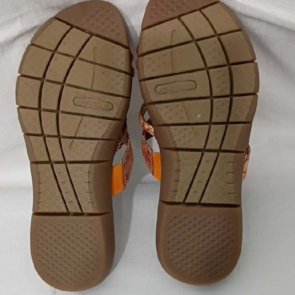 AEROSOLES Women's Colorful Slide Sandals Size 6.5